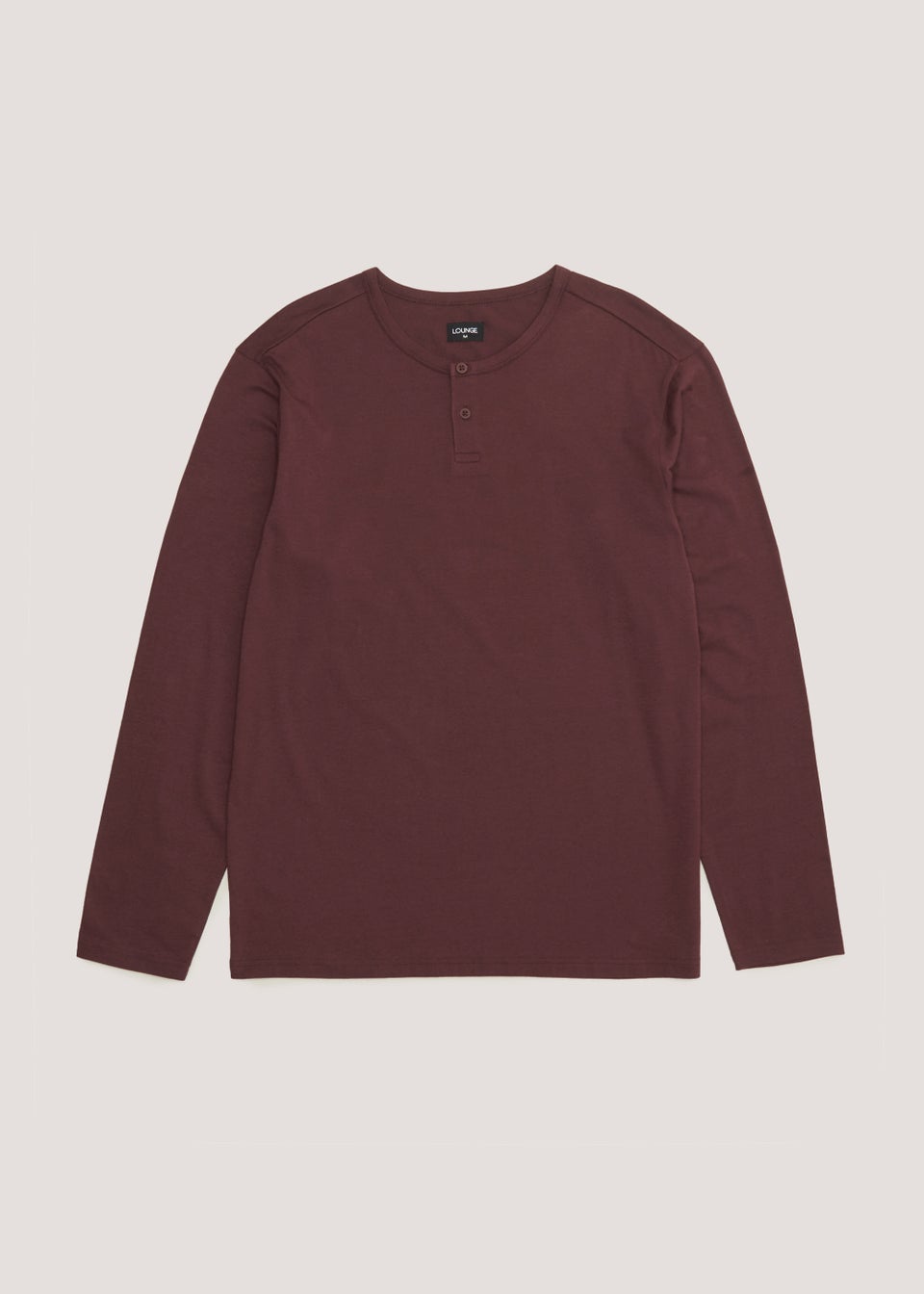 Burgundy Long Sleeve Modal Top