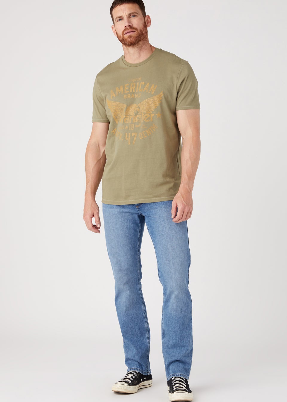 Wrangler Green Authentic Logo T-Shirt