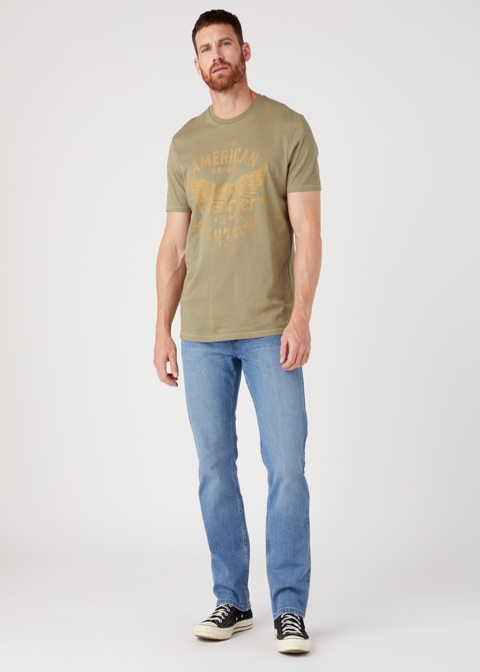 Wrangler Green Authentic Logo T-Shirt