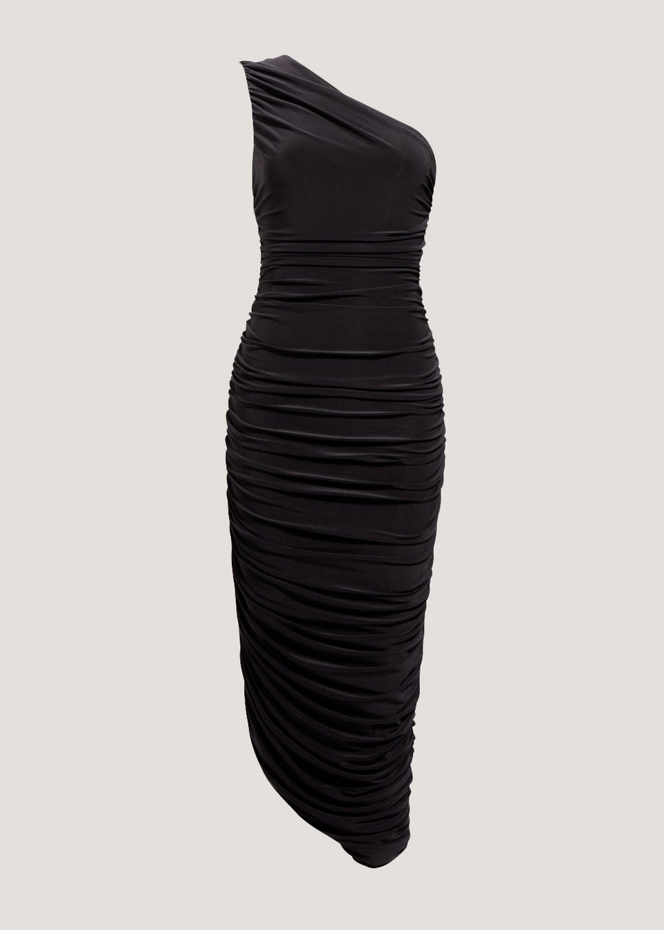 Be Beau Black Ruched Dress