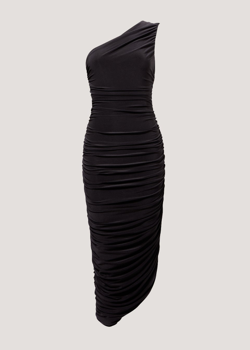 Be Beau Black Ruched Dress