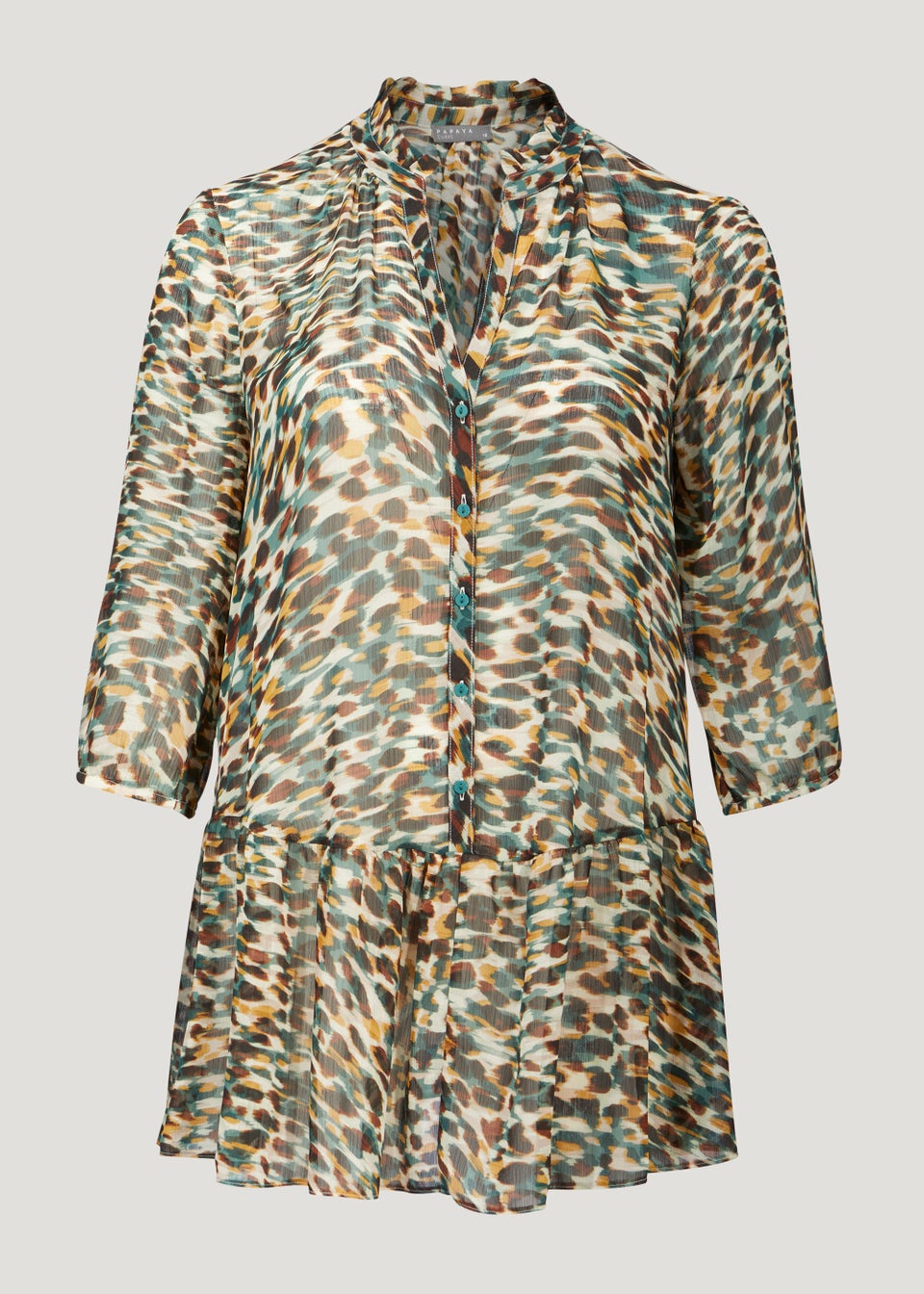 Papaya Curve Animal Print Blouse