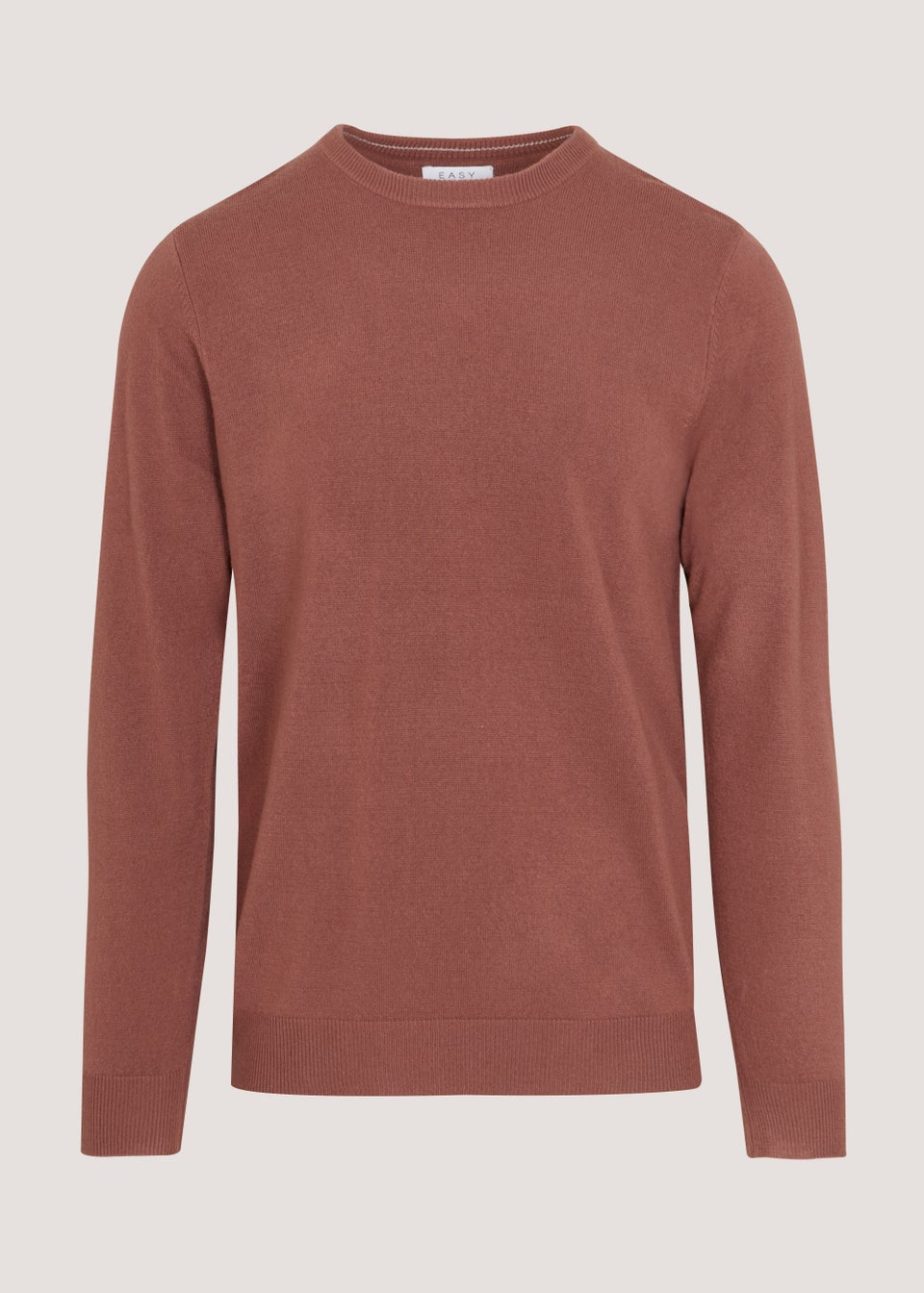 Orange Soft Touch Crew Neck Jumper