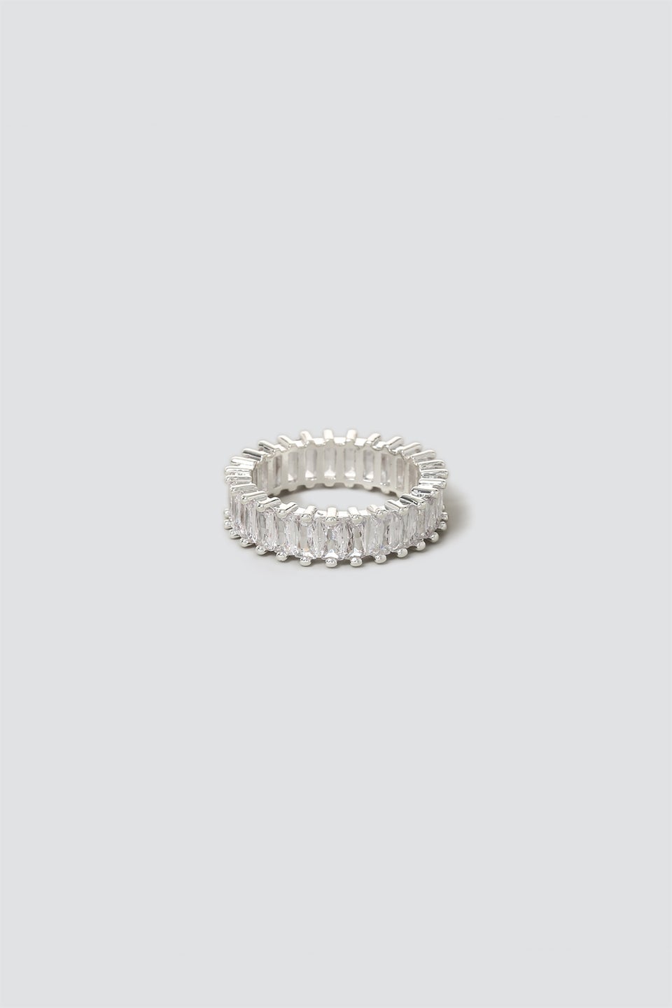 Baguette Cubic Zirconia Ring Matalan