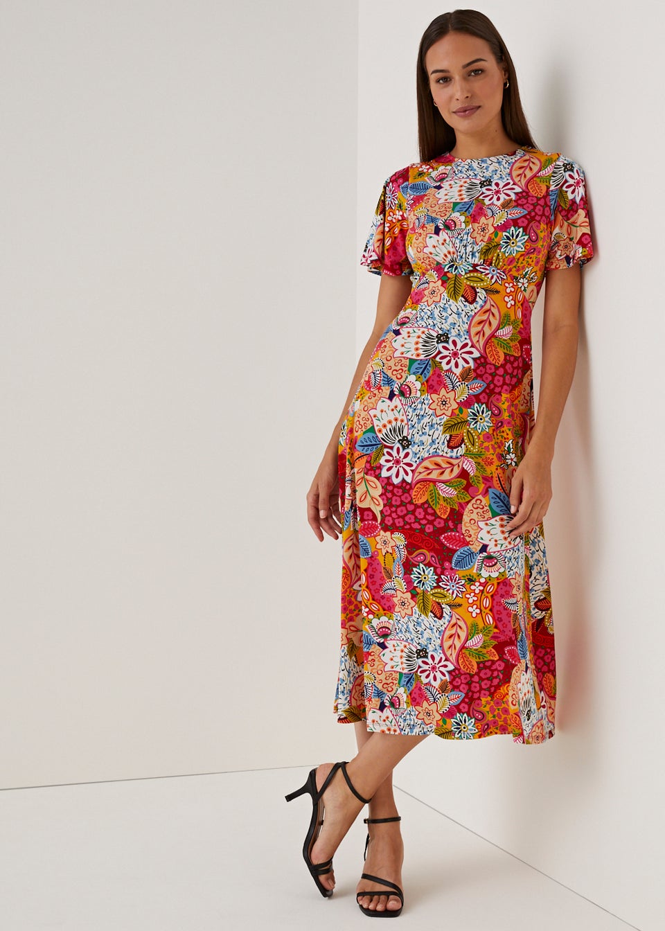 Et Vous Floral Midi Dress