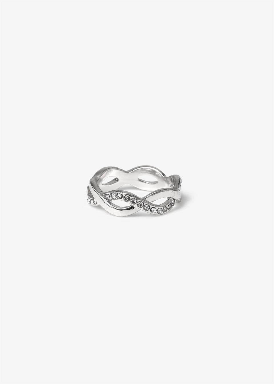 Clear Twist Band Ring Matalan