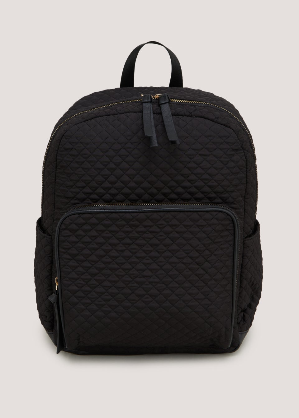 Vera bradley black quilted backpack hotsell