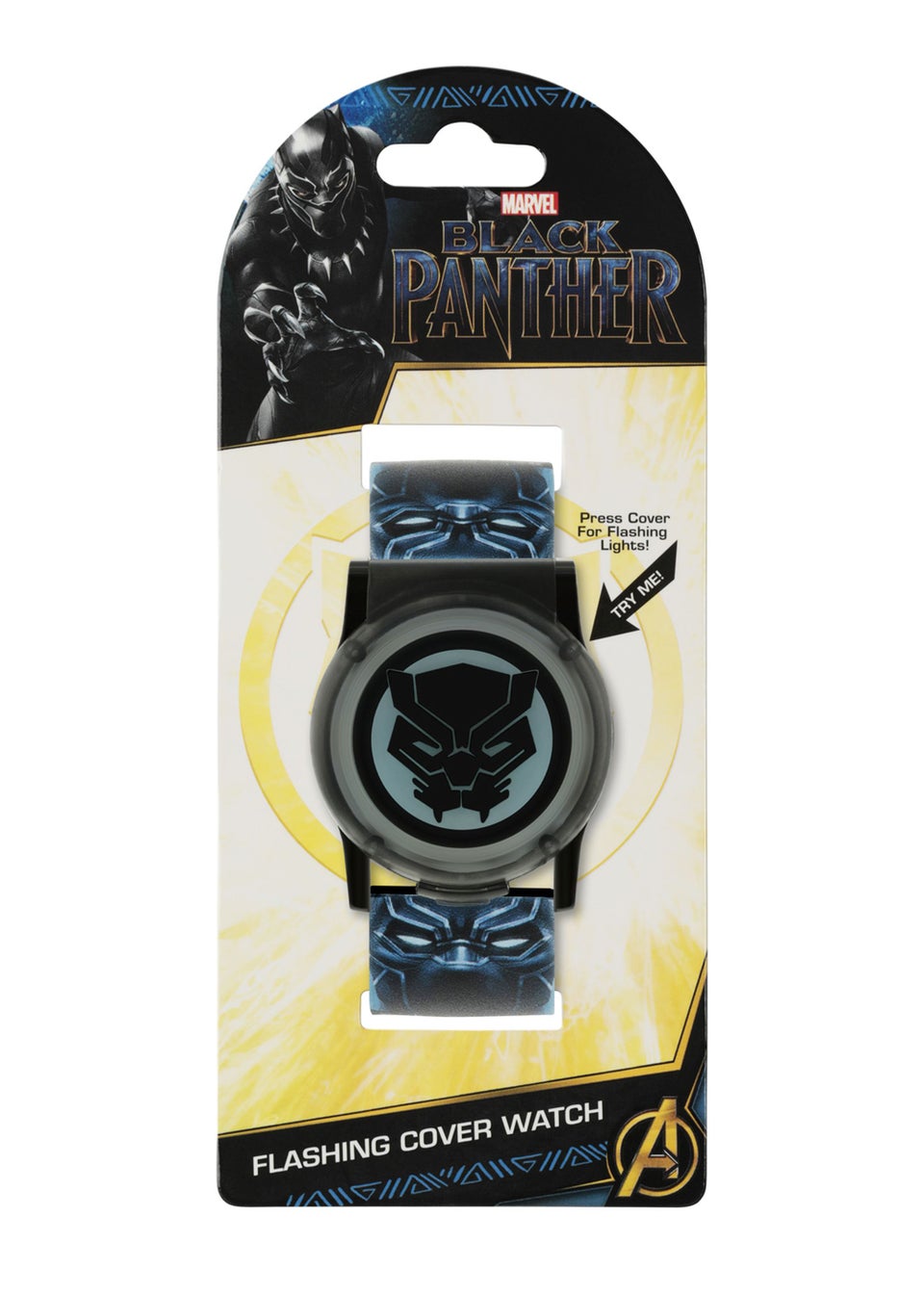 Kids Marvel Black Panther Watch (One Size)