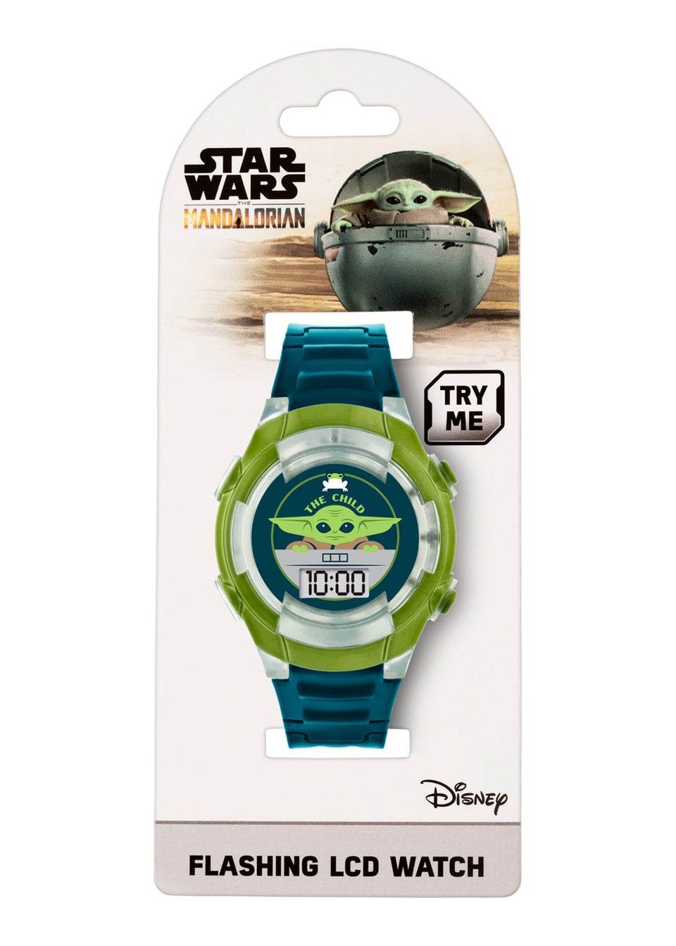 Kids Green Star Wars Mandalorian Watch (One Size)