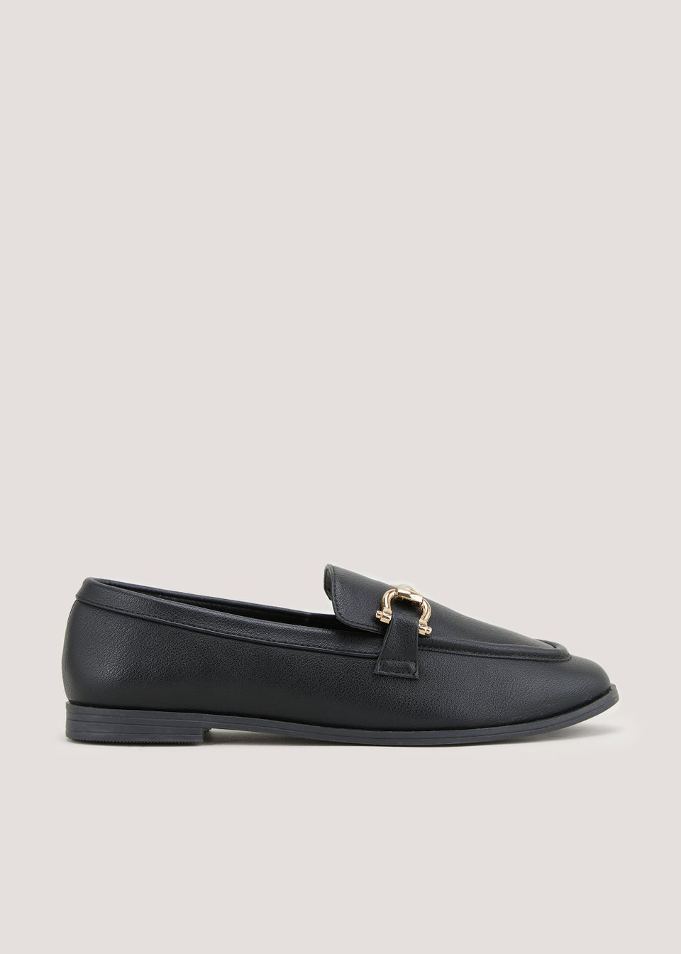 Et Vous Black Snaffle Loafers