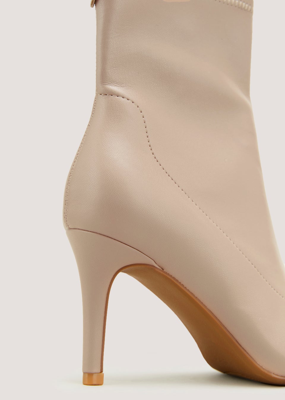 Nude suede booties store