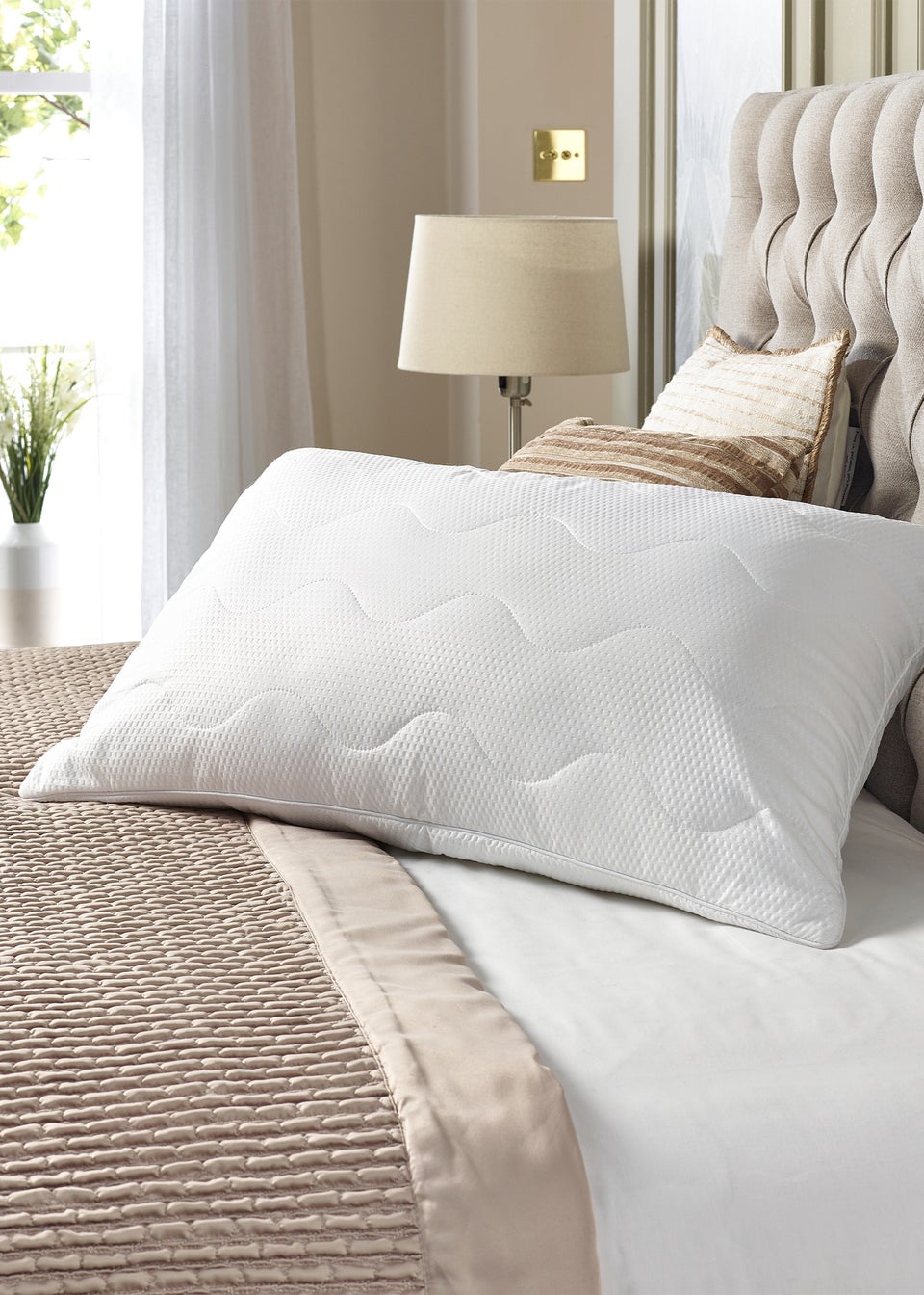Slumberdown Touch Of Luxury Pillow Pair