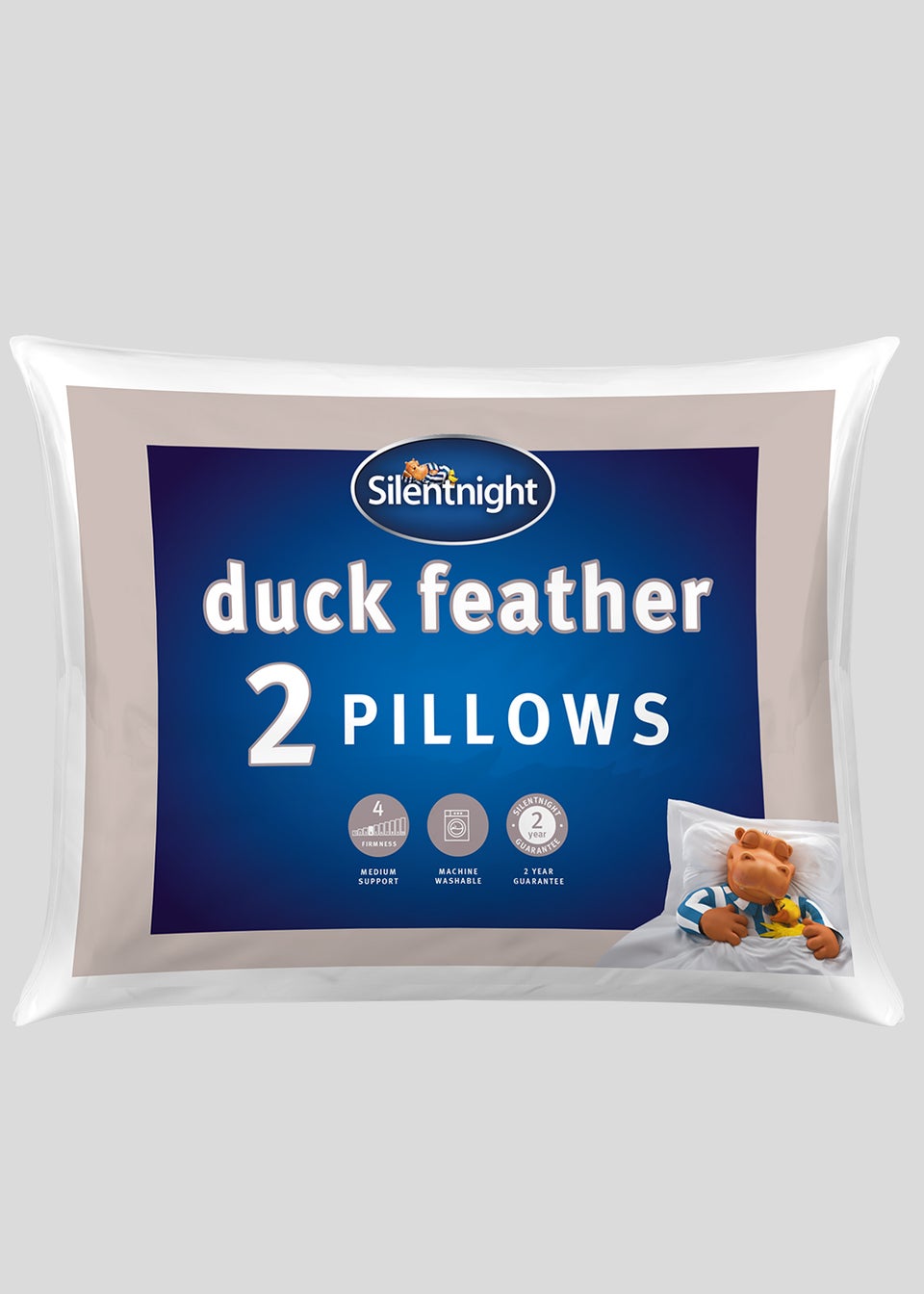 Silentnight Duck Feather Pillow Pair