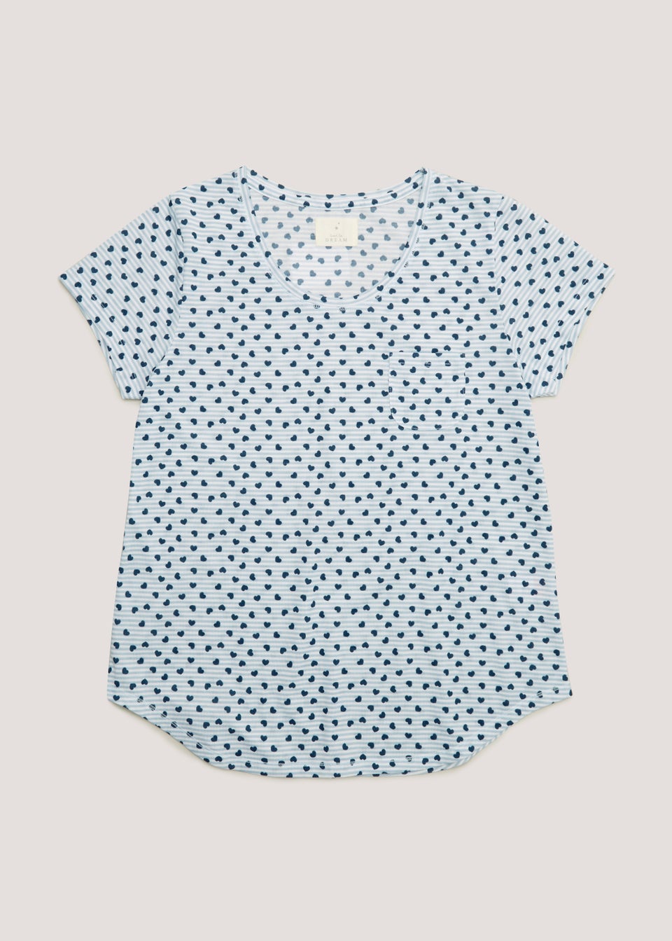 Blue Heart Pyjama Set