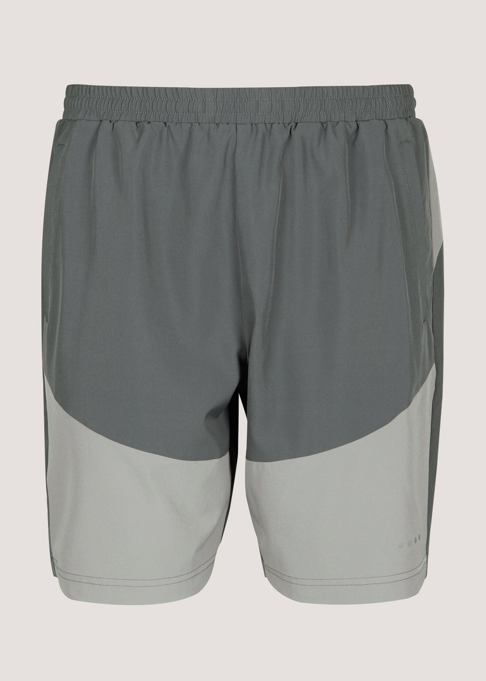 Souluxe Grey Panel Woven Sports Shorts
