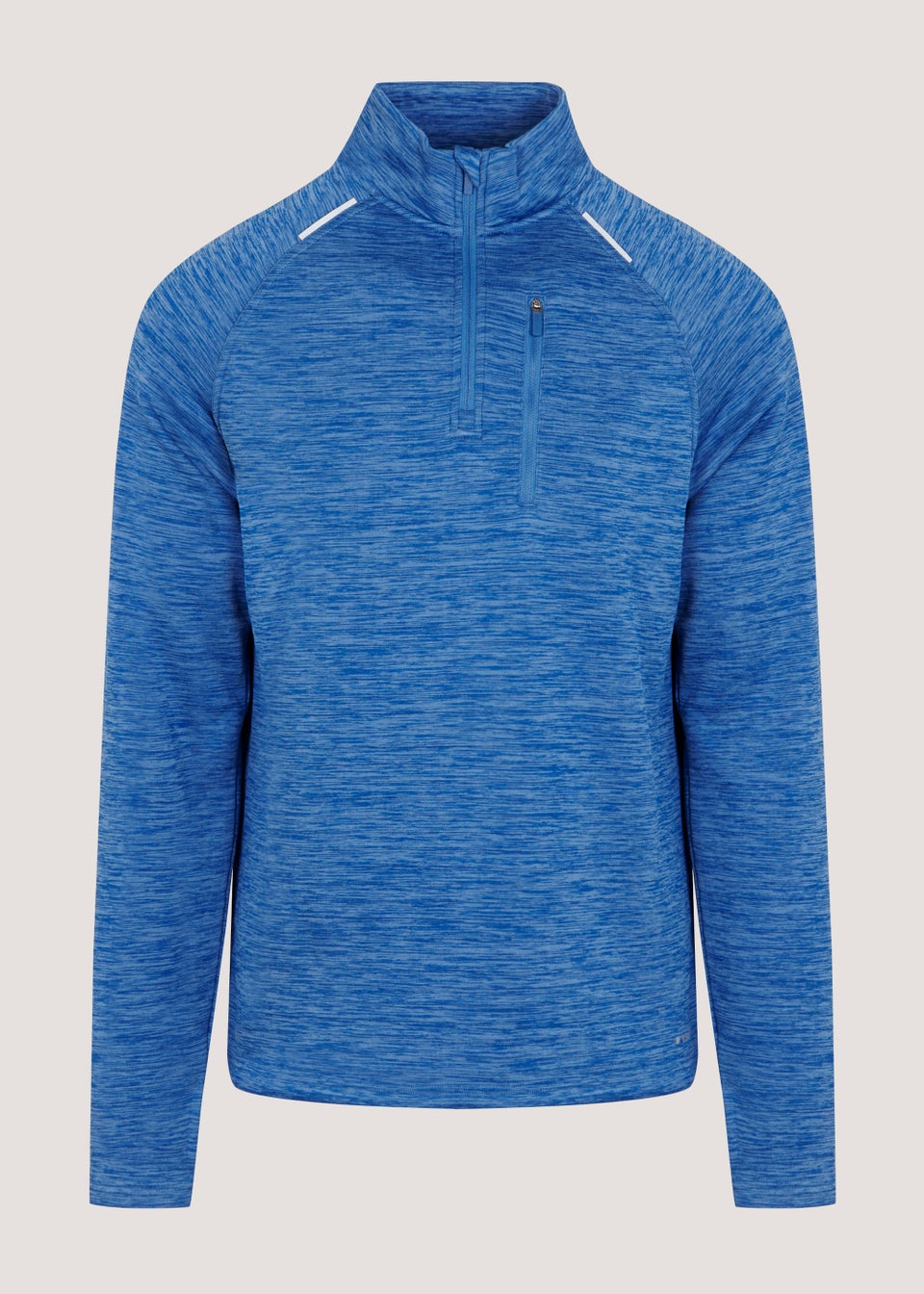 Souluxe Cobalt Blue Half Zip Sports Fleece