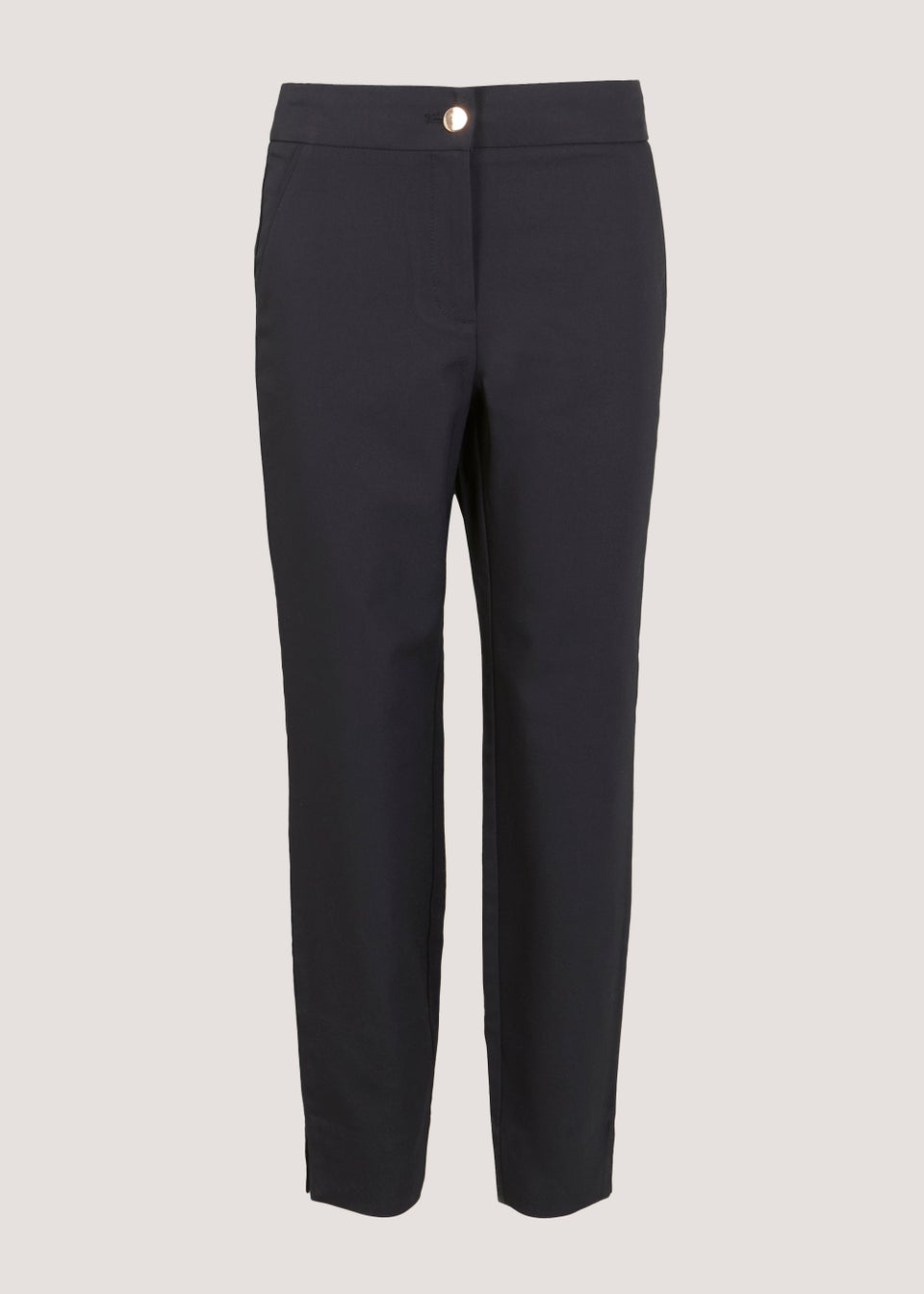 Navy capri trousers womens online