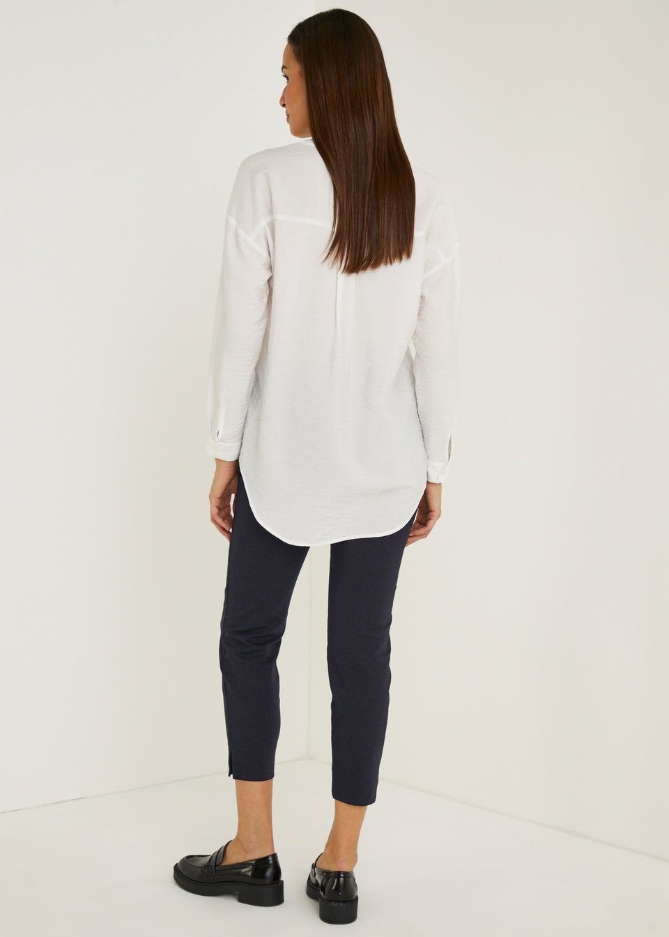 Et Vous Navy Capri Trousers Matalan