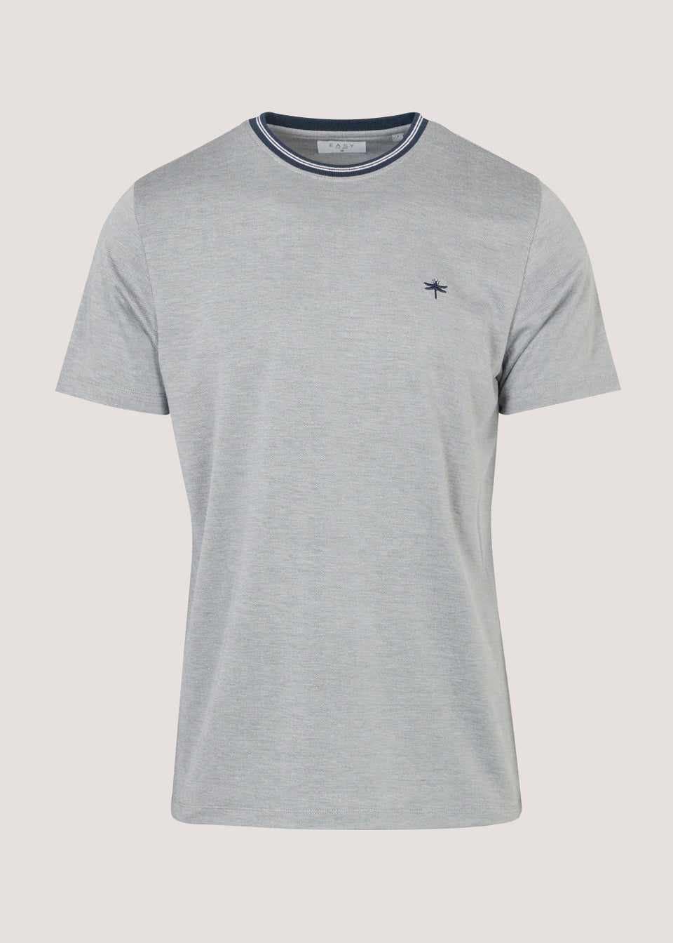 Grey Tipped Modal T-Shirt