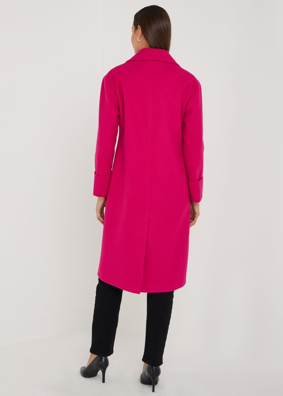 Et Vous Pink Metal Trim Coat Matalan
