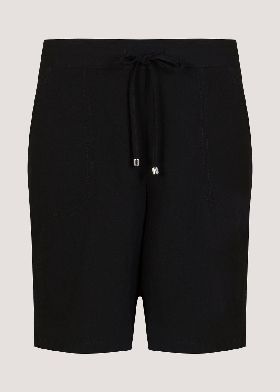 Black Tie Waisted Shorts Matalan