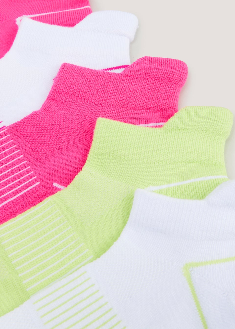 Neon pink shop trainer socks