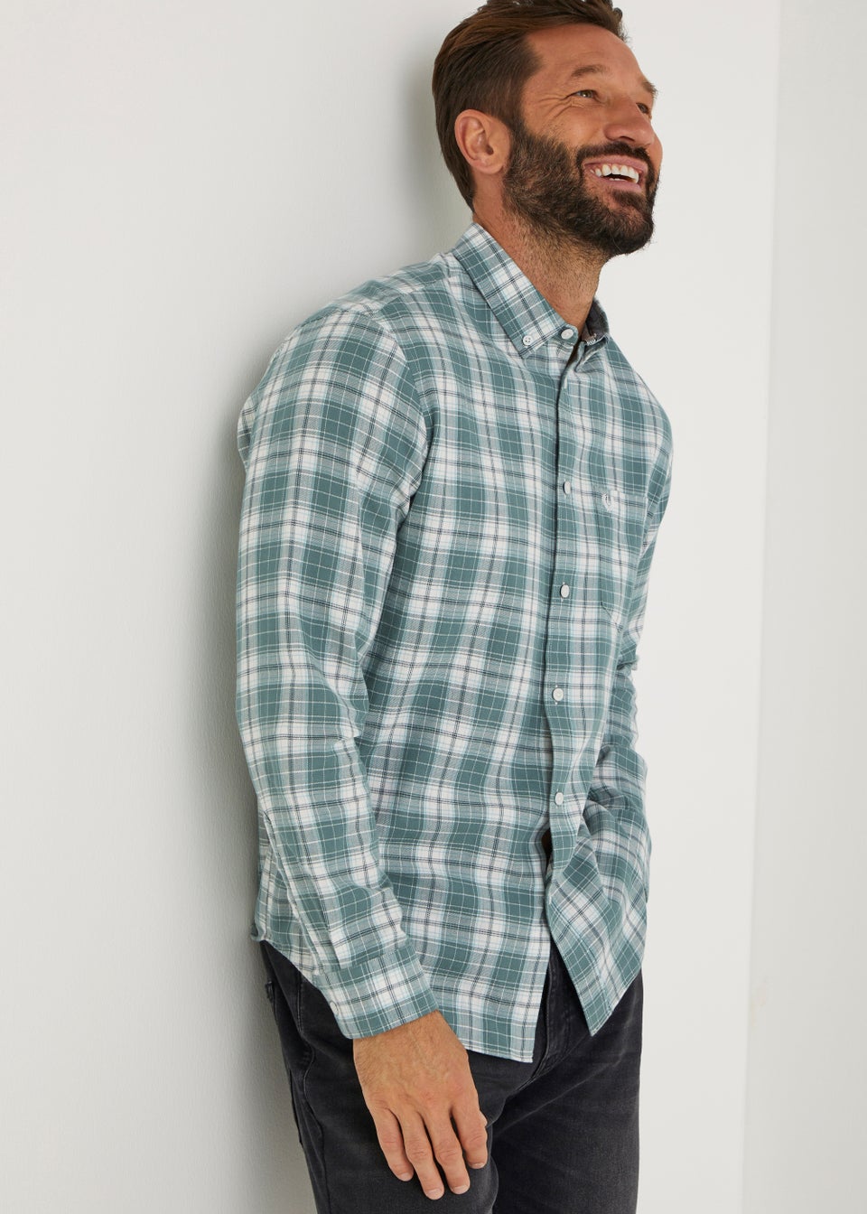 Lincoln Green Check Flannel Shirt