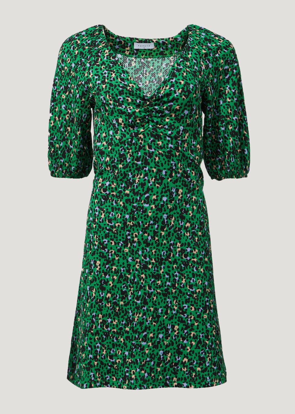 Matalan green animal print dress clearance