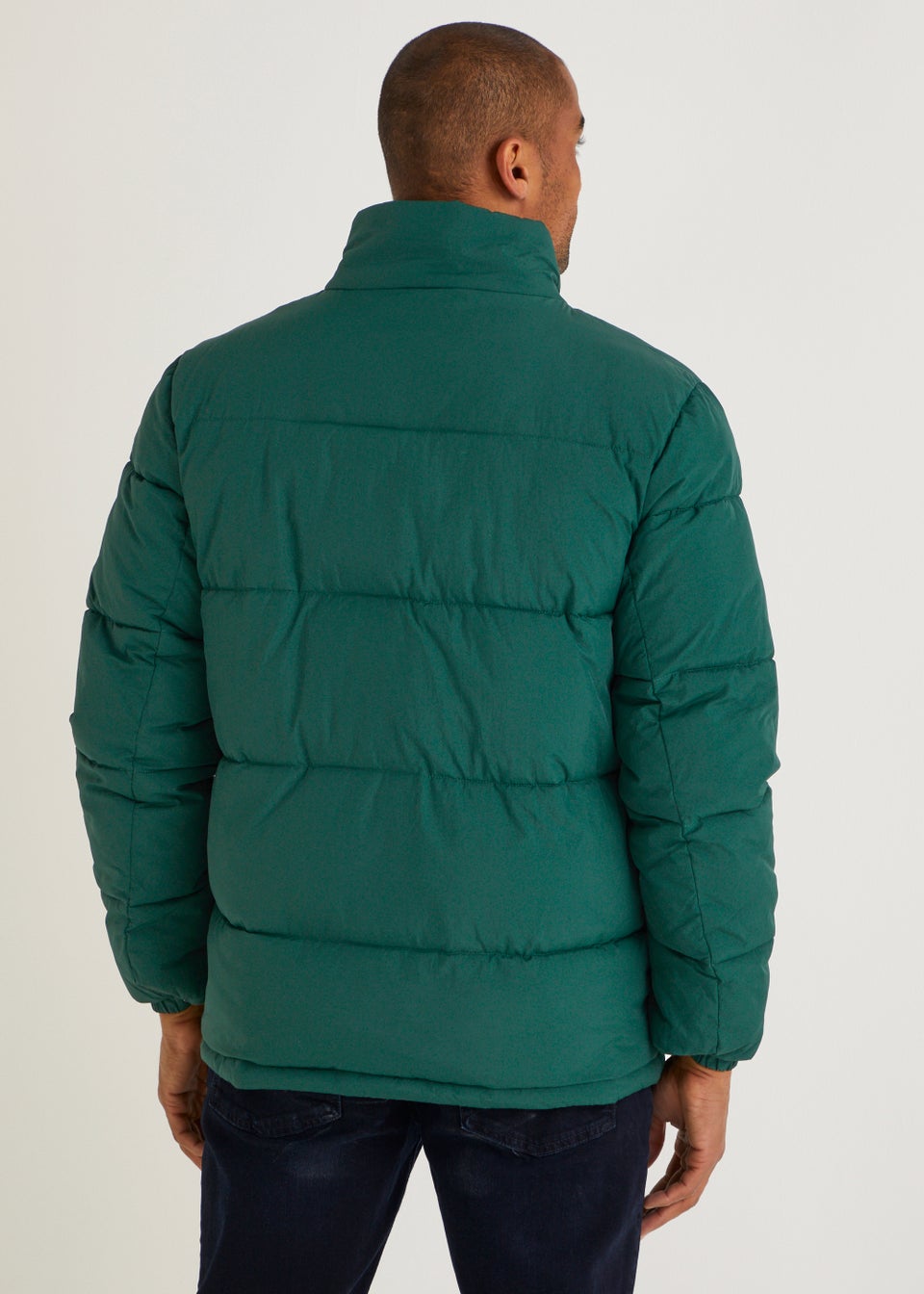 Green Short Padded Coat