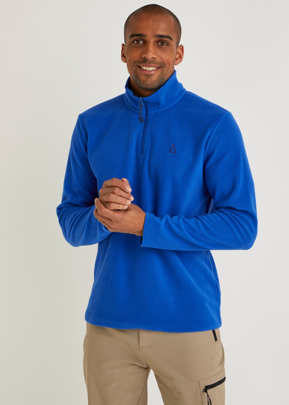 Cobalt Blue Fleece Jacket Matalan