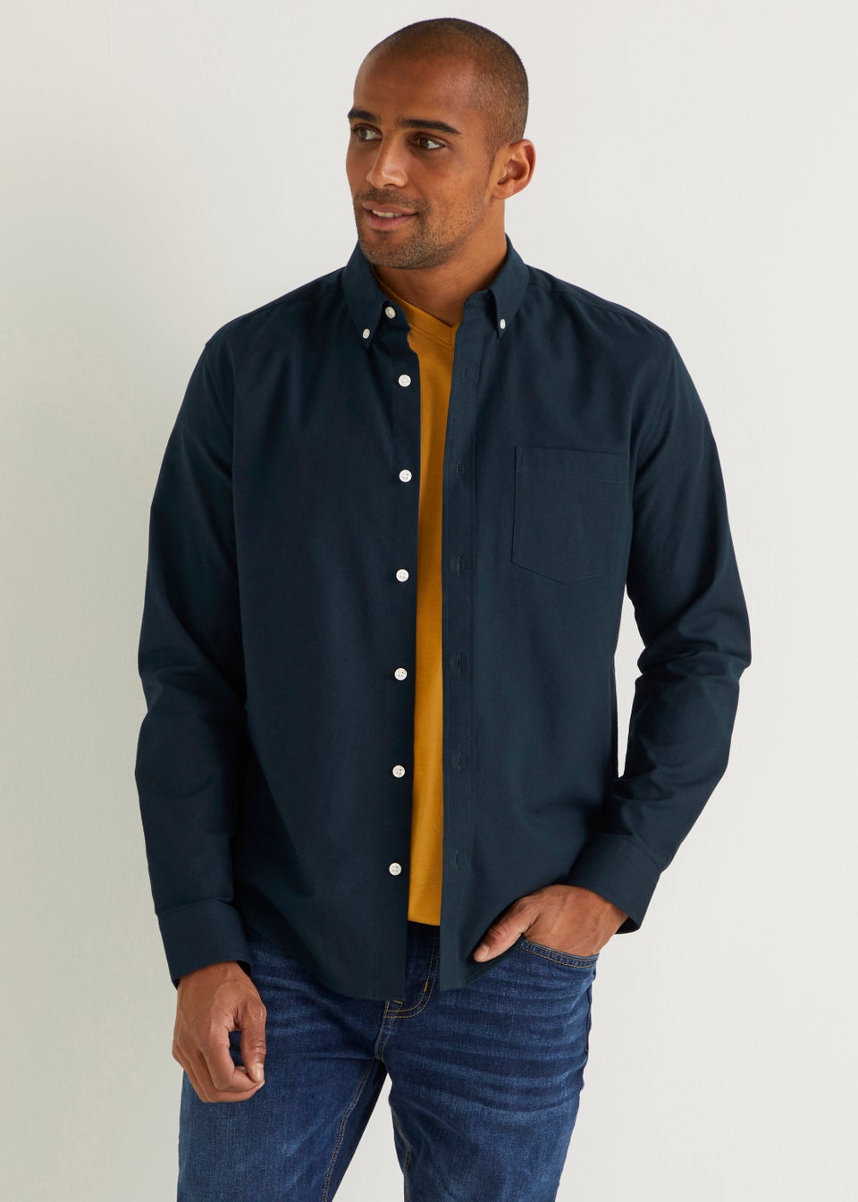 Navy Oxford Shirt