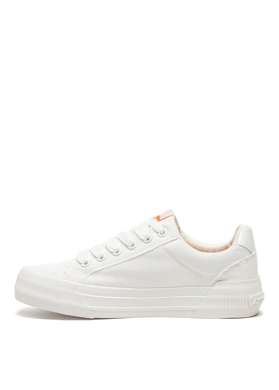 Rocket Dog Cherry White Canvas Trainers