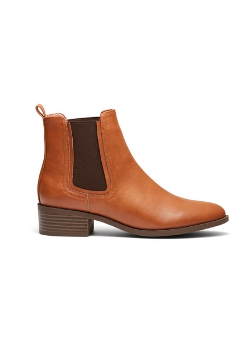 NOVO Tan Destined Ankle Boots