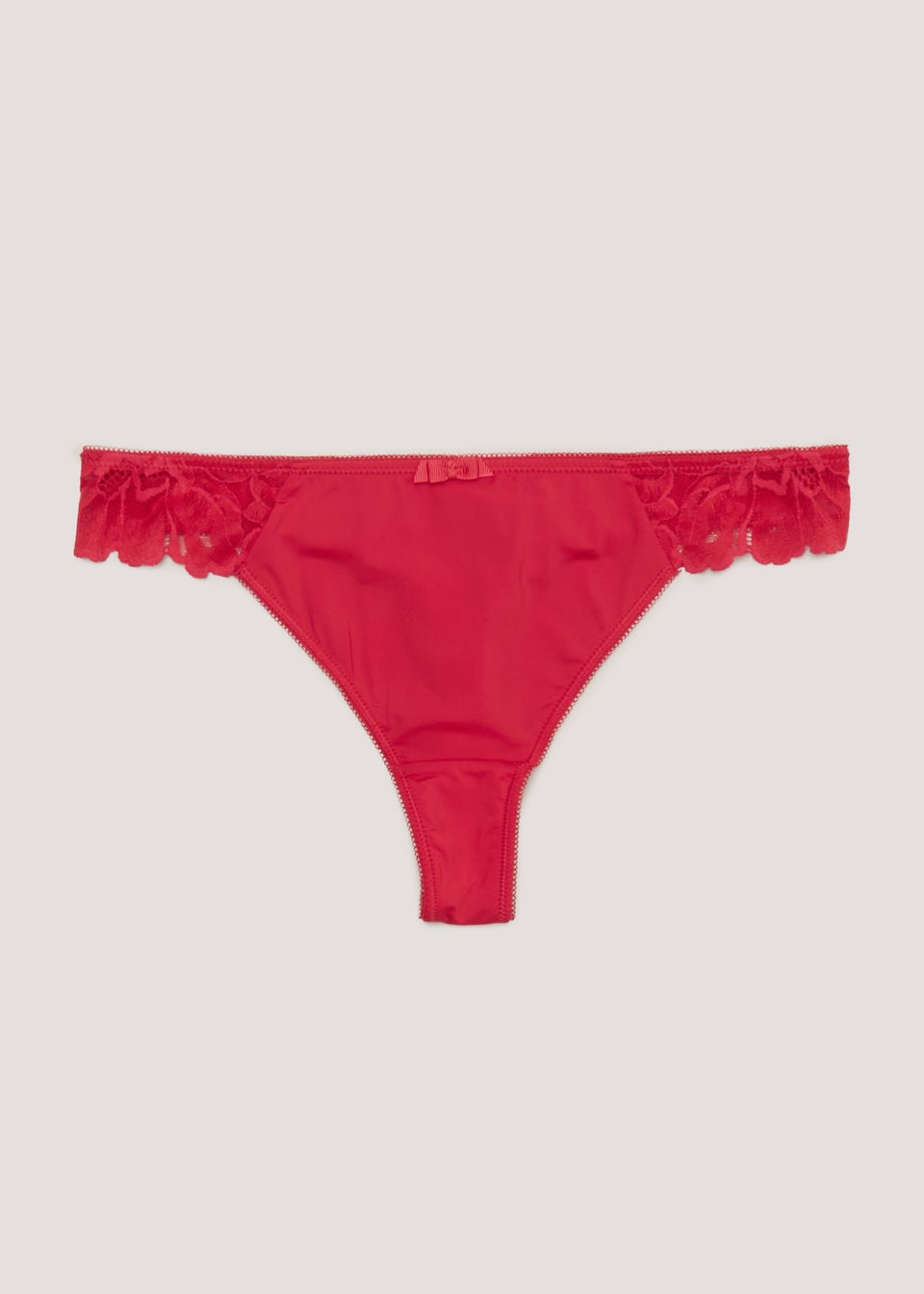 Red Lace Thong