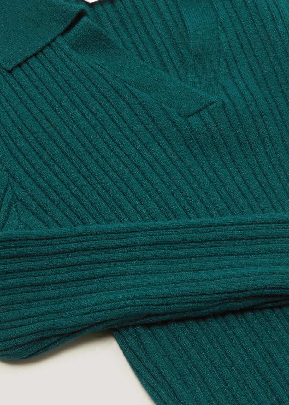 Girls Candy Couture Green Textured Long Sleeve Top (9-16yrs)