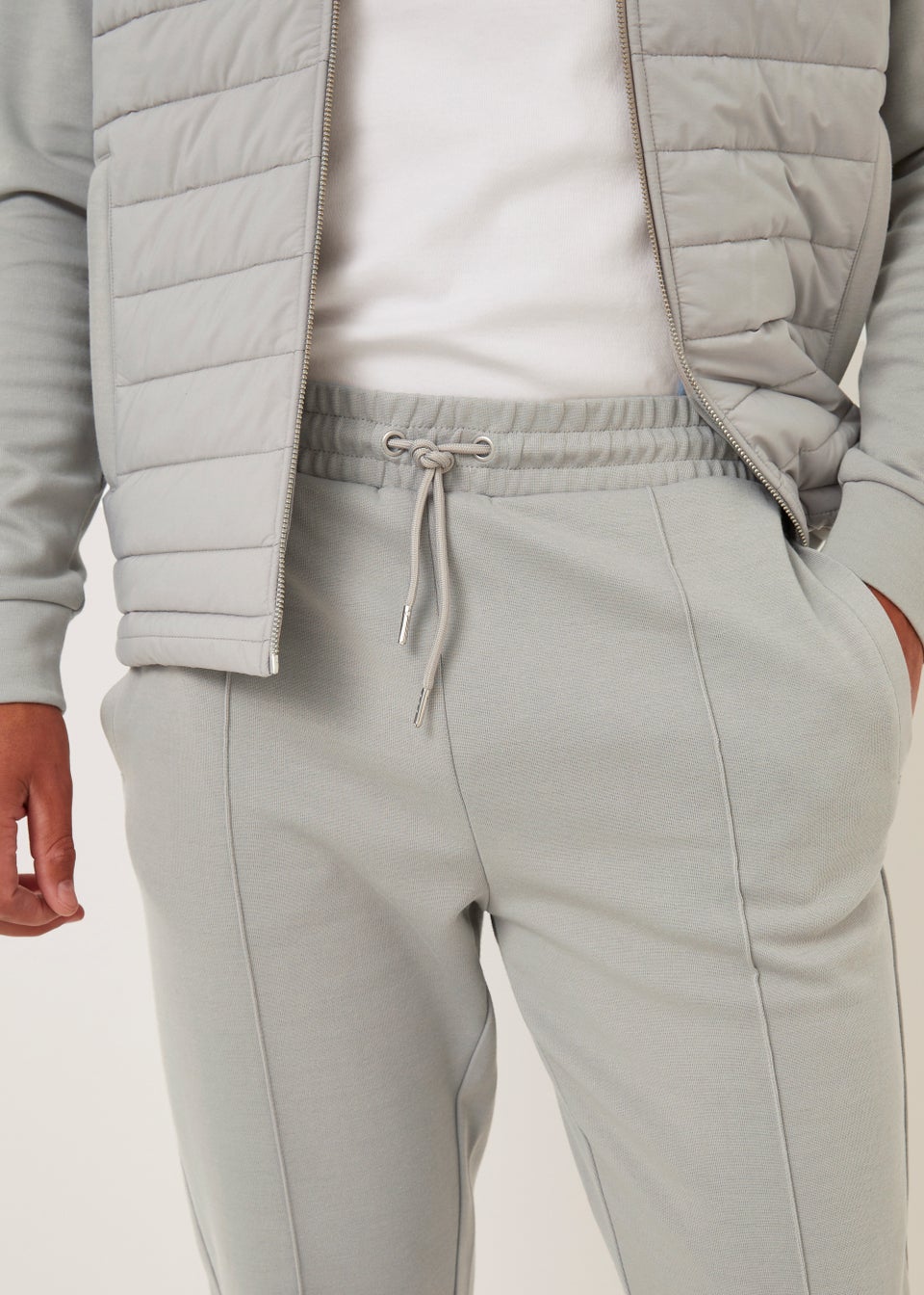 T&W Grey Jersey Joggers