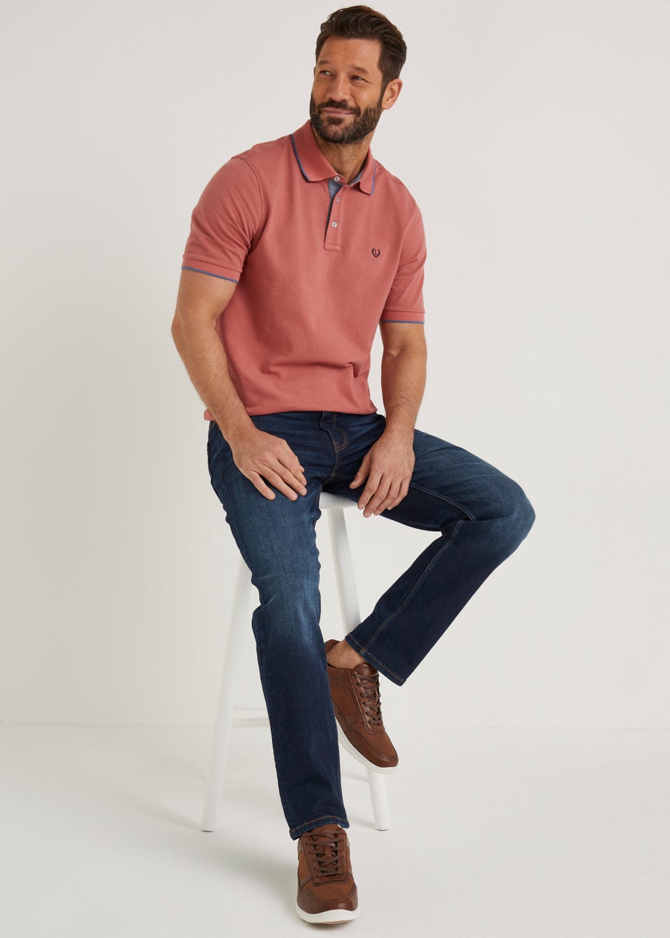 Lincoln Dark Wash Belted Jeans