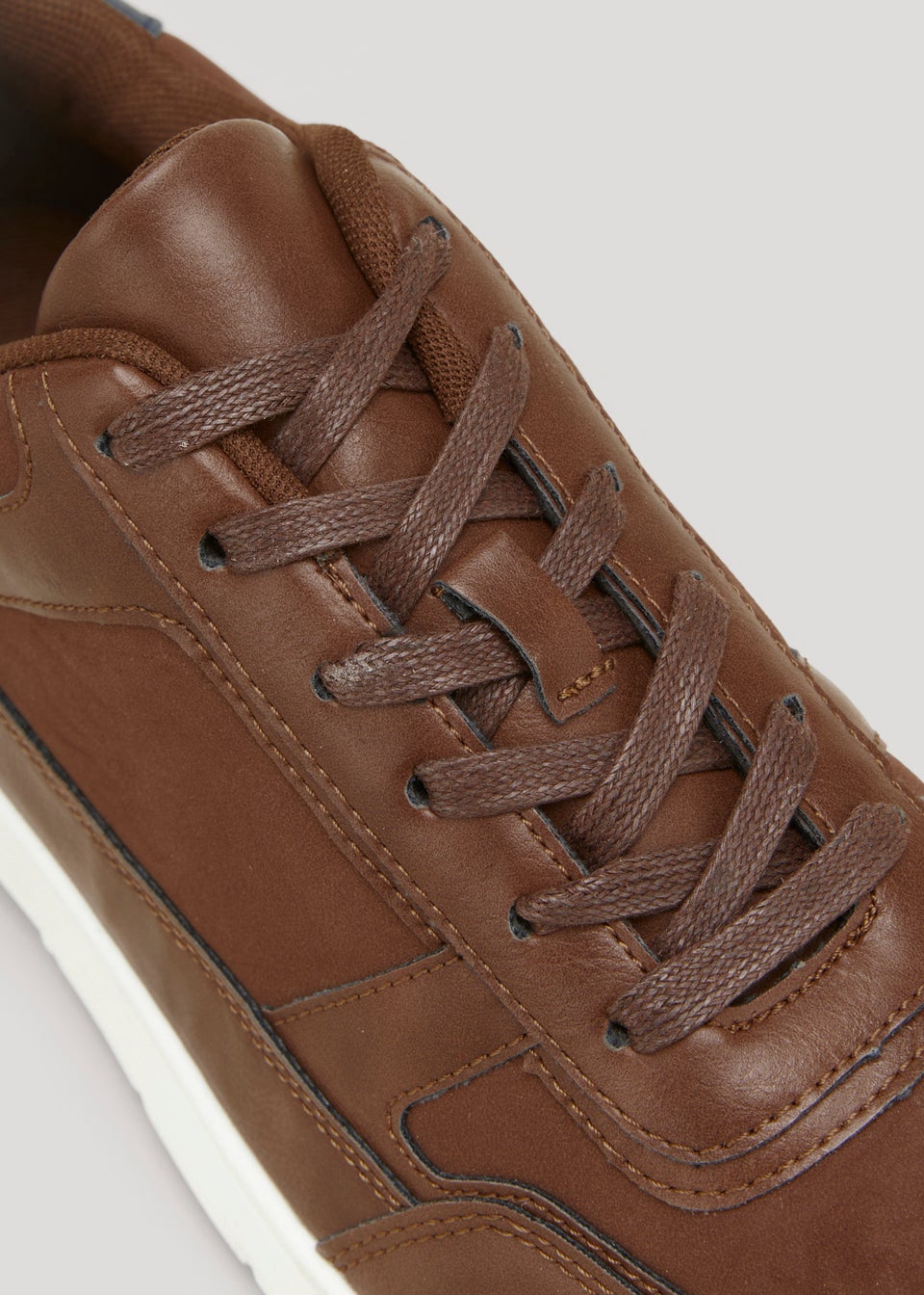 Tan PU Trainers
