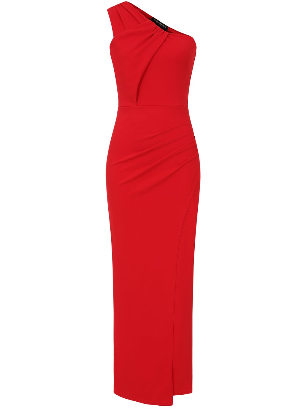 Little Mistress Red One Shoulder Maxi Dress - Matalan