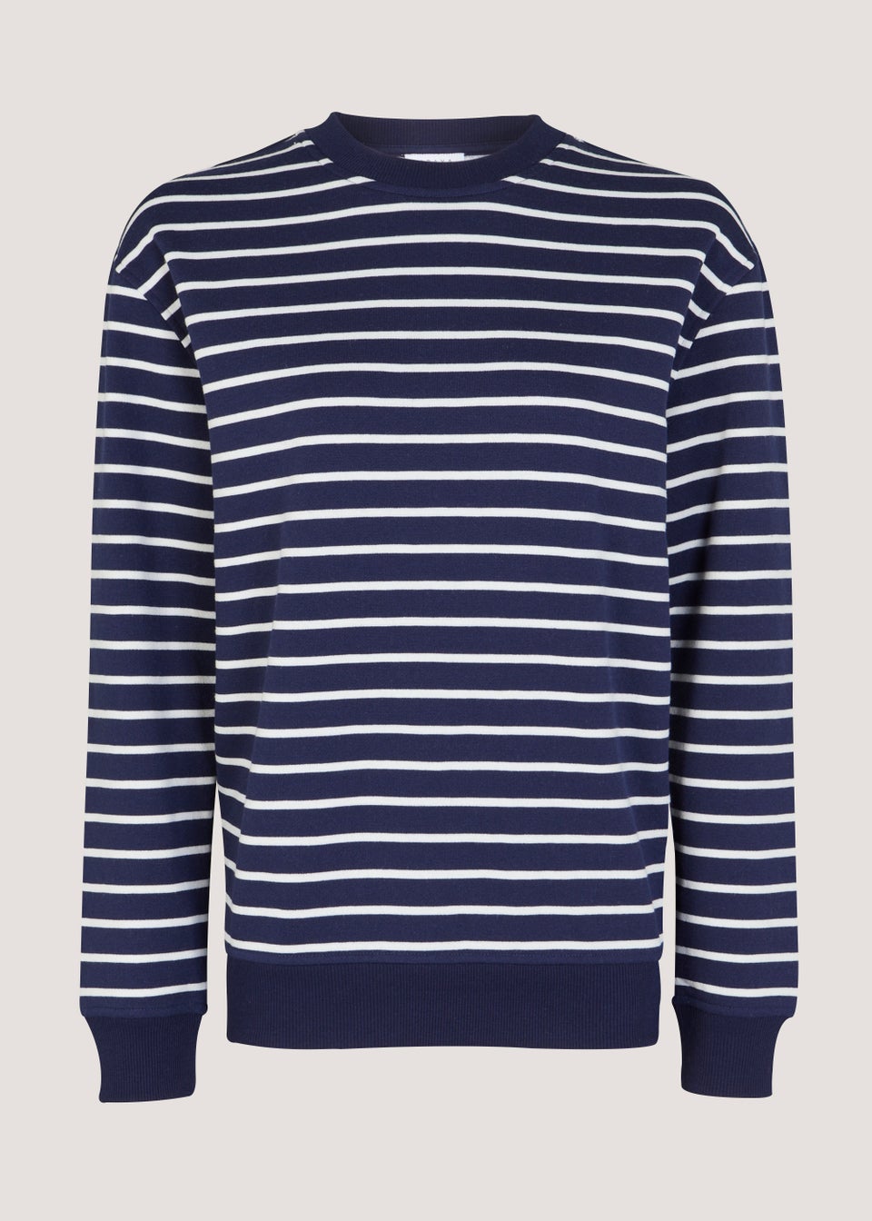Blue striped sweatshirt outlet