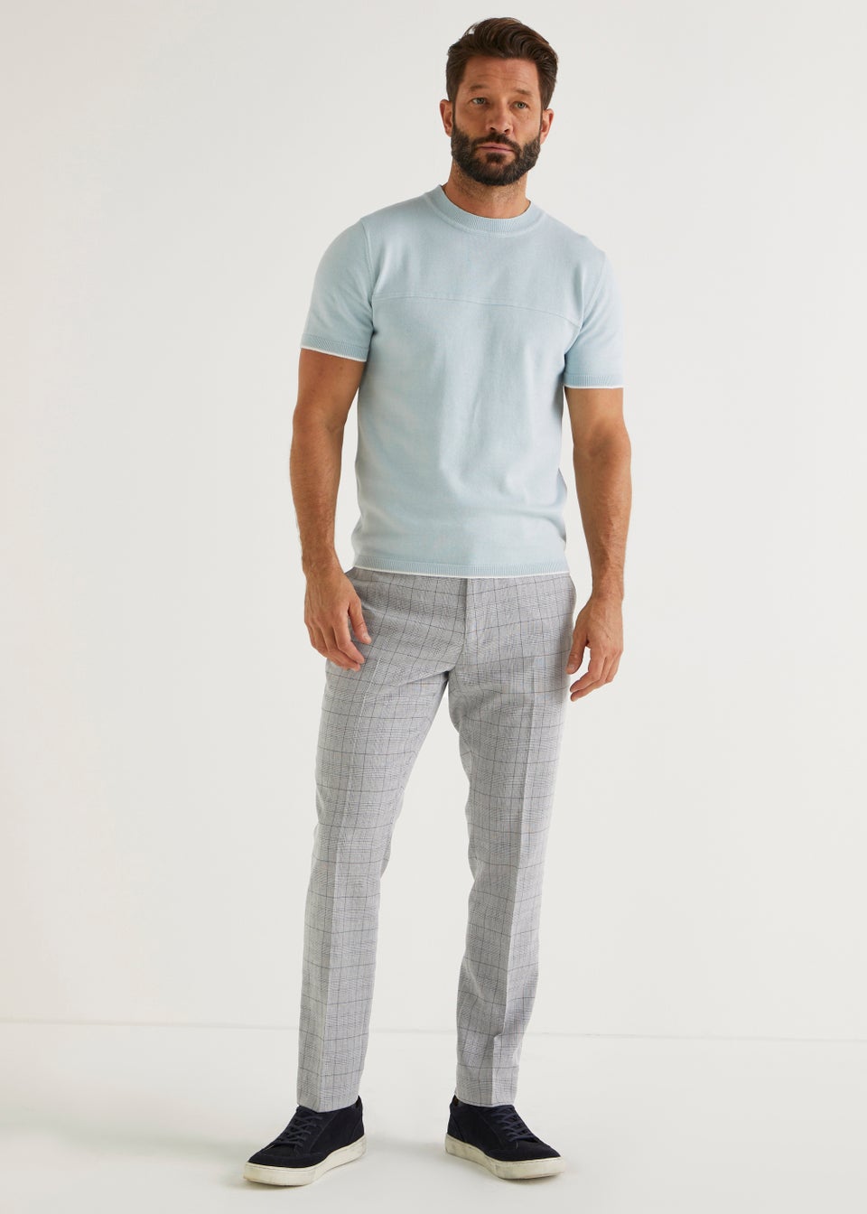 Taylor & Wright Washington Grey Skinny Fit Suit Trousers - Matalan