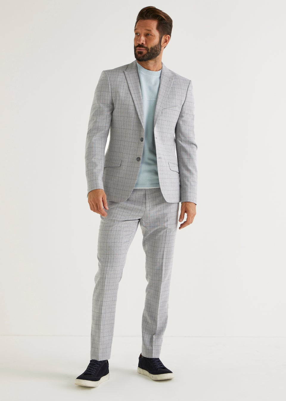 Taylor & Wright Washington Grey Skinny Fit Suit Trousers