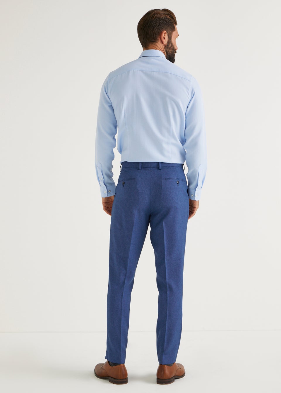 Taylor & Wright Douglas Blue Slim Fit Suit Trousers