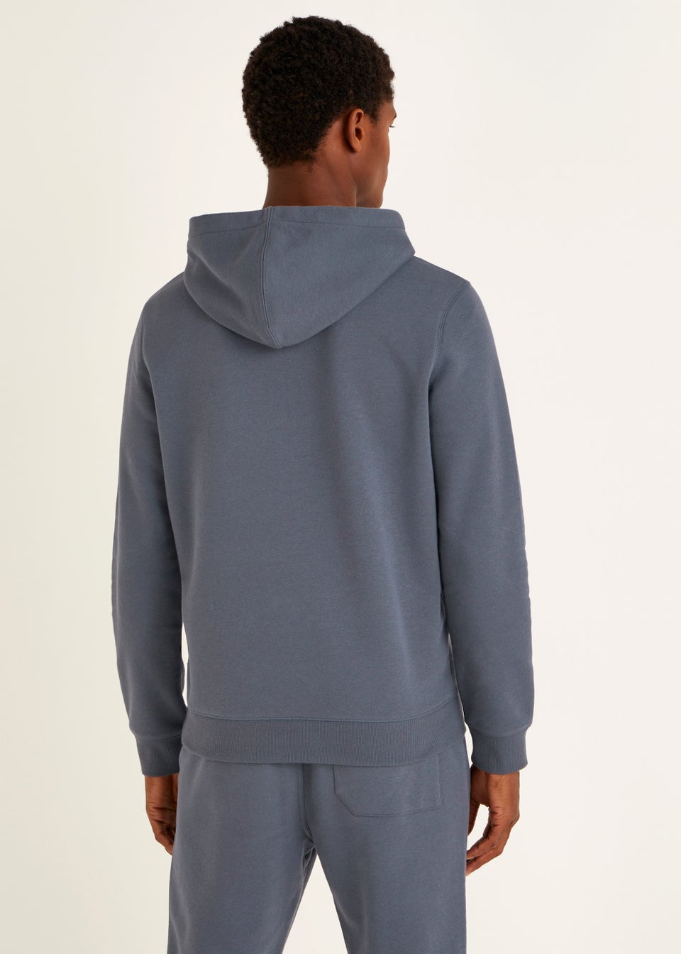 Blue Essential Pull-On Hoodie