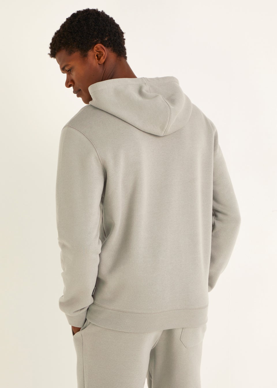 essentials hoodie stone