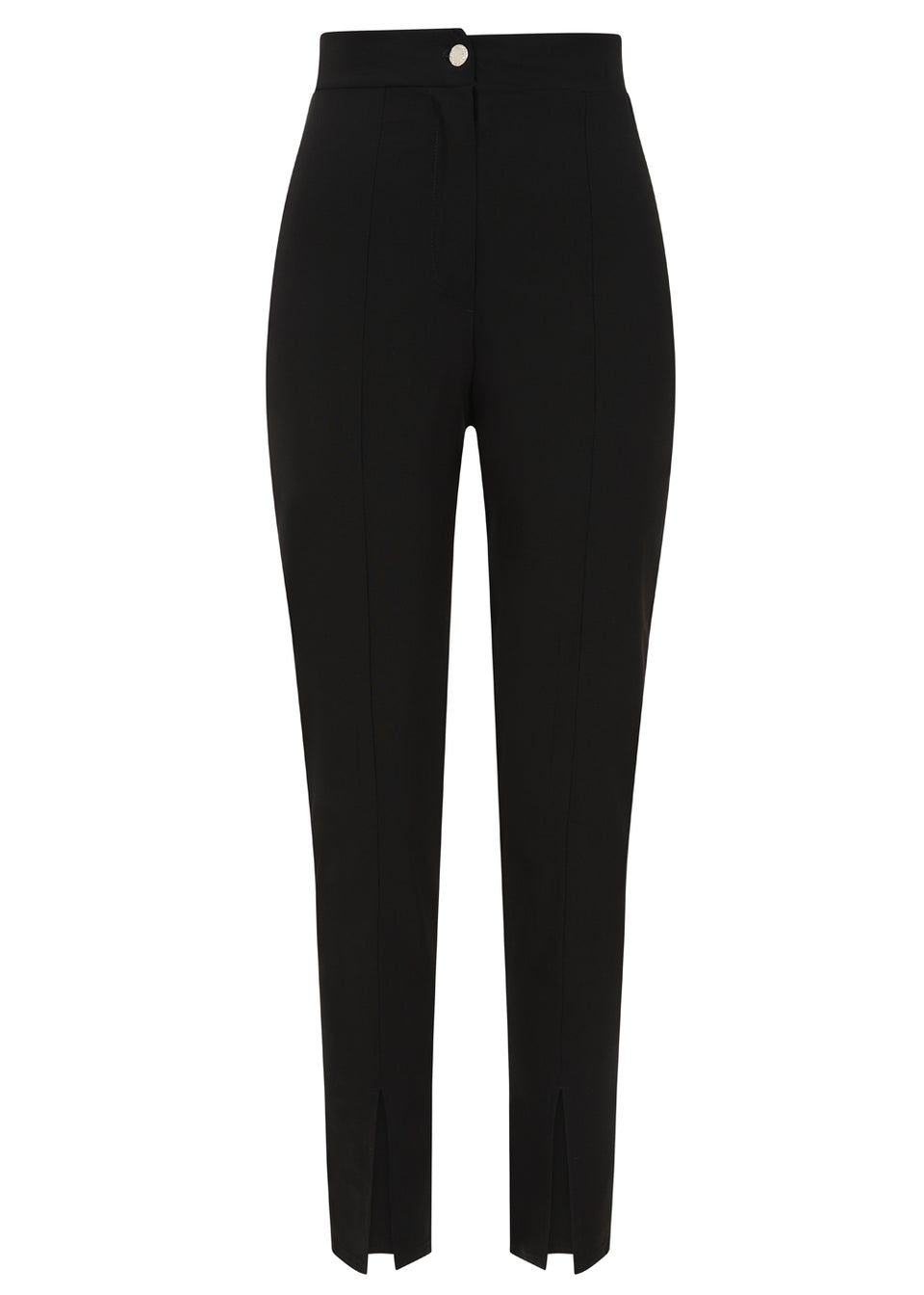 Girls on Film Black Slit Trousers - Matalan