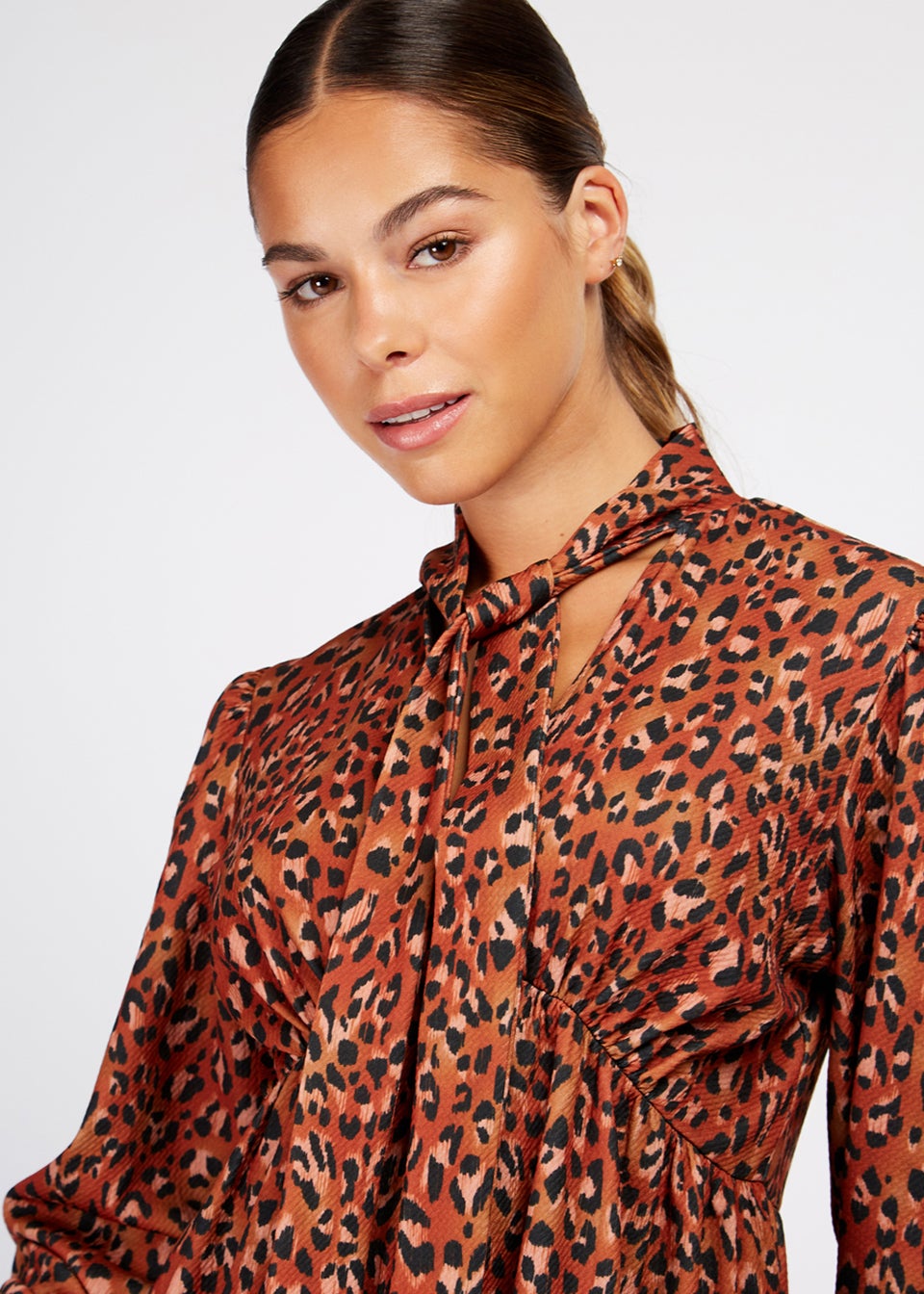 Girls on film leopard print dress clearance