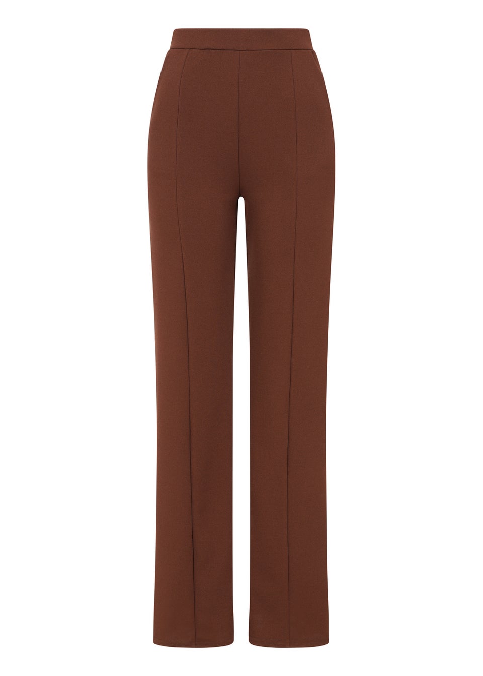 Girls on Film Chocolate Flared Trousers