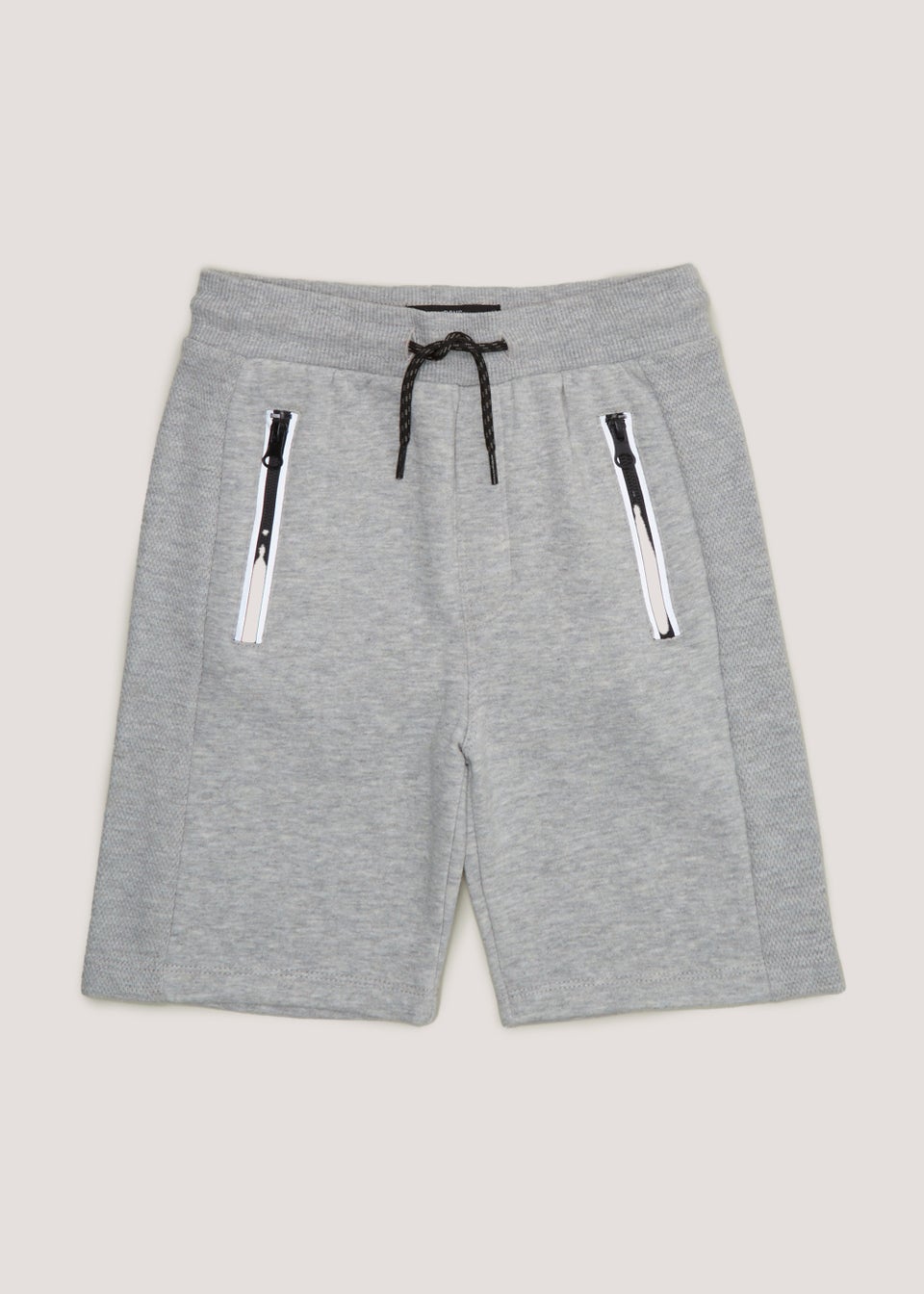 Boys grey jogger shorts online