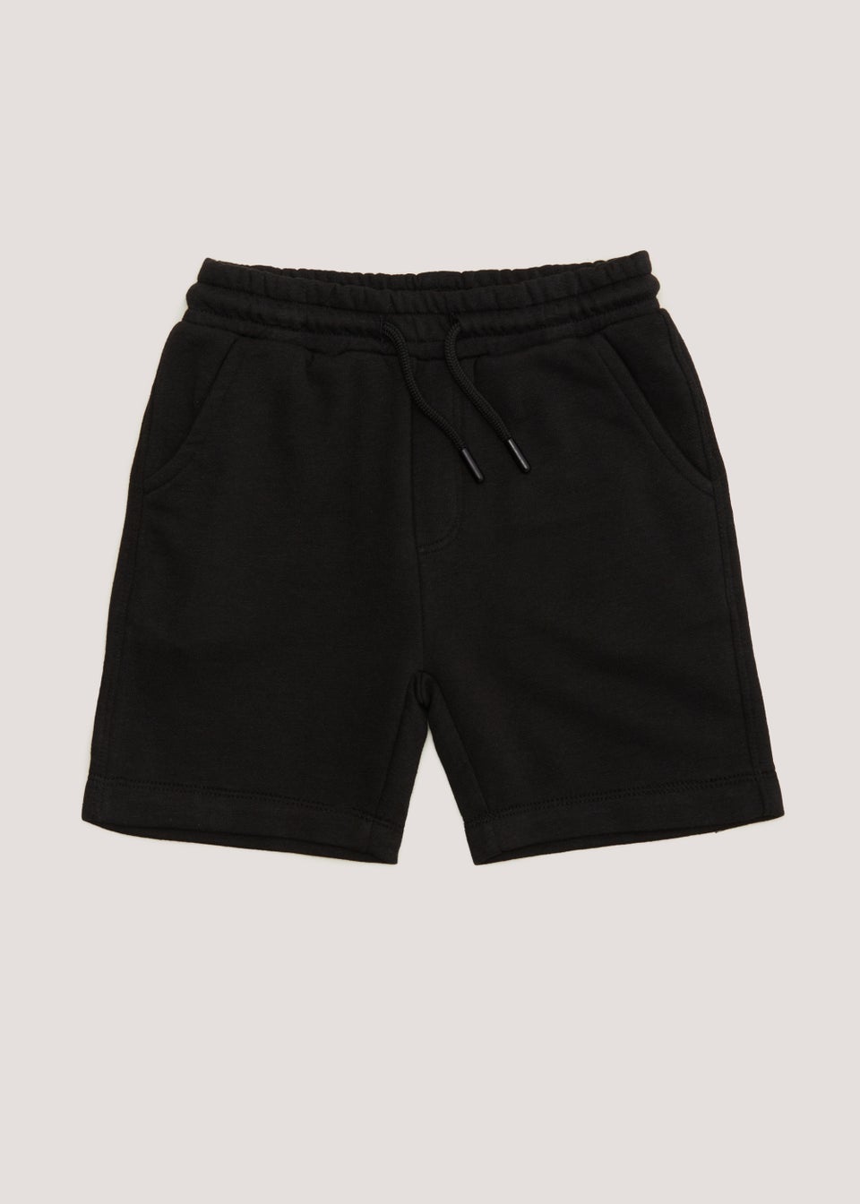 Boys Black Jogger Shorts (4-13yrs) - Matalan